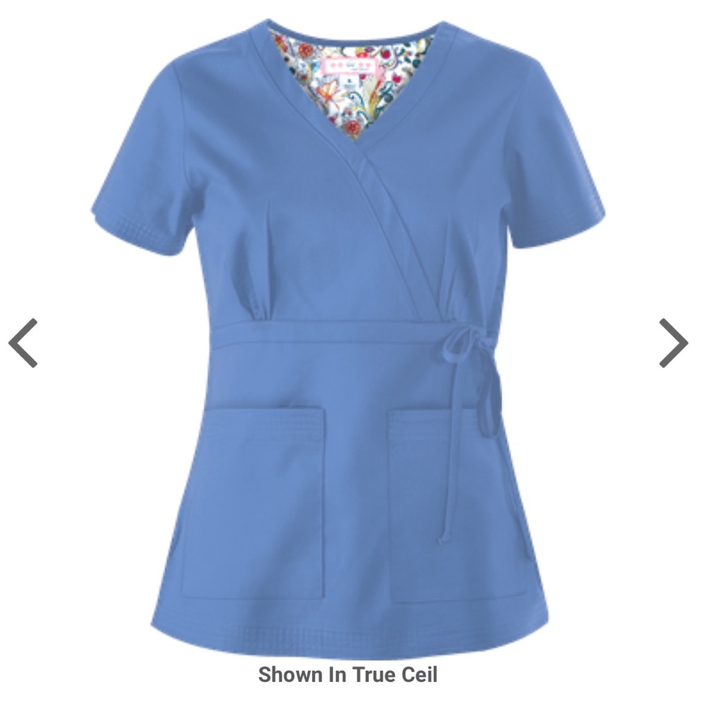 Koi by Kathy Peterson scrub top